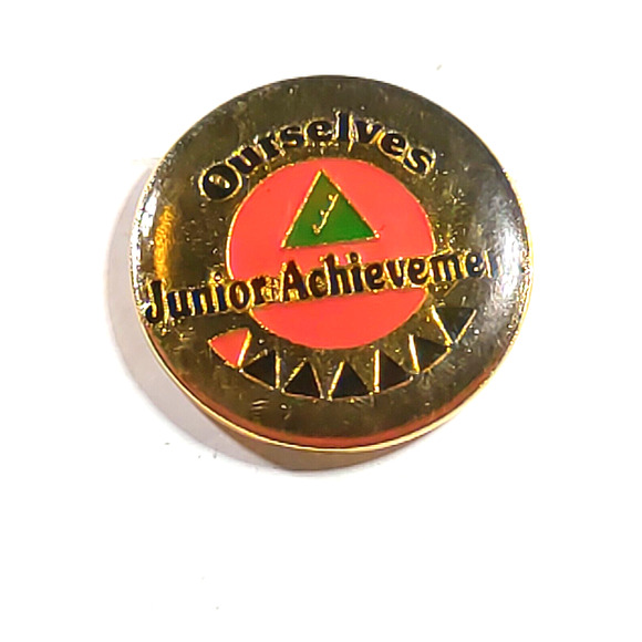Ourselves Junior Achievement Hat Lapel Best Jacket Clip - Picture 1 of 7
